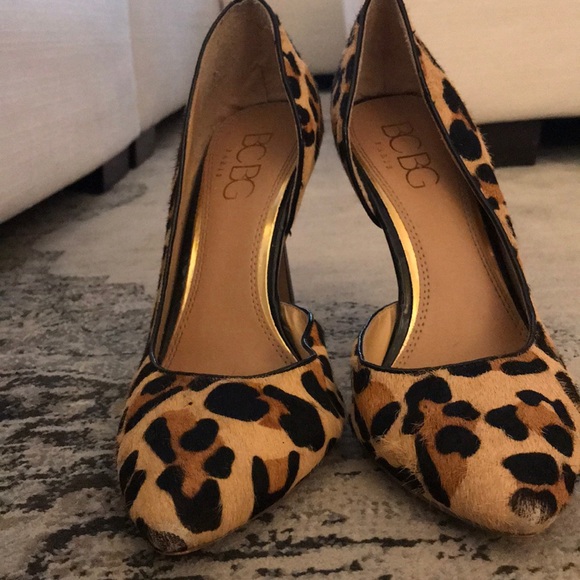 BCBGeneration Shoes - BCBGeneration leopard pointed toe heel size 10